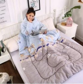 Winter Lazy Quilt with Sleeves (Option: 012)