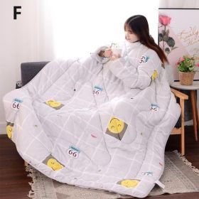 Winter Lazy Quilt with Sleeves (Option: 08)