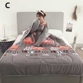 Winter Lazy Quilt with Sleeves (Option: 03)