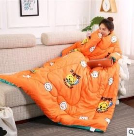 Winter Lazy Quilt with Sleeves (Option: 011)