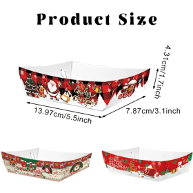 36Pcs Christmas Food Tray (Option: Multicolor)