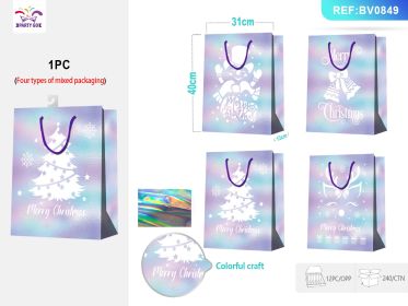 Christmas Colorful Hot Pot Gift Bag (Option: XL)