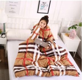Winter Lazy Quilt with Sleeves (Option: 09)