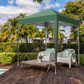 Green Non Enclosed Folding Shed (Color: Green)