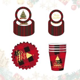 Disposable 4-piece Paper Tray Set (Option: 50pcs)