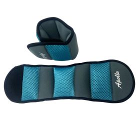 AW-3 Ankle Weights For Men And Women 1 Pair Of Wrist And Leg Weights For Yoga, Walking, Aerobics Gymwhite Icon (Color: Blue)