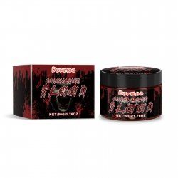 Dowmoo Halloween Fake Blood Cream Can Wash Fake Blood Vampire Zombie Blood Halloween Prank Props (Option: 50g)