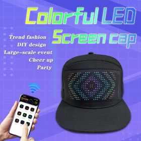 Display Screen Hat (Color: Black)