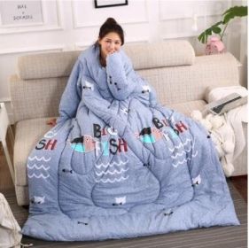 Winter Lazy Quilt with Sleeves (Option: 014)