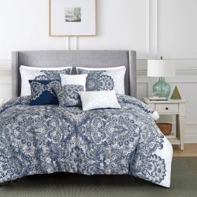 Estime 7 Pieces Comforter Set (size: QUEEN)